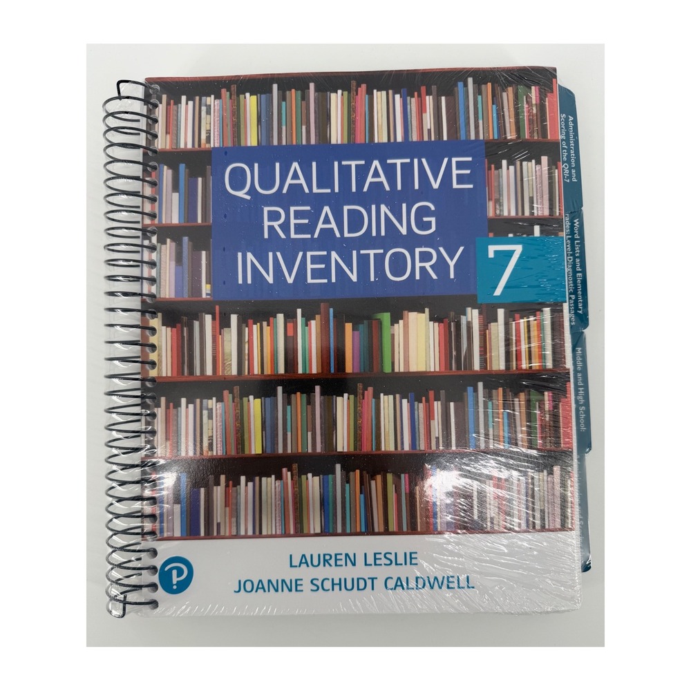 Qualitative Reading Inventory 7‎ QRI-7 Lauren Leslie Joanne Caldwell Pearson NEW